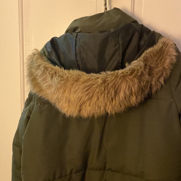 Old Navy long fleece lined coat - Picture 3 of 4